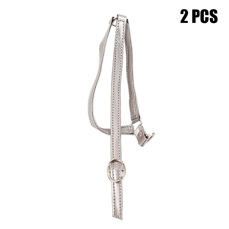 1 par de correas para zapatos para mujer tacones cordones altos accesorios desmontable Anti Suelto: Gris