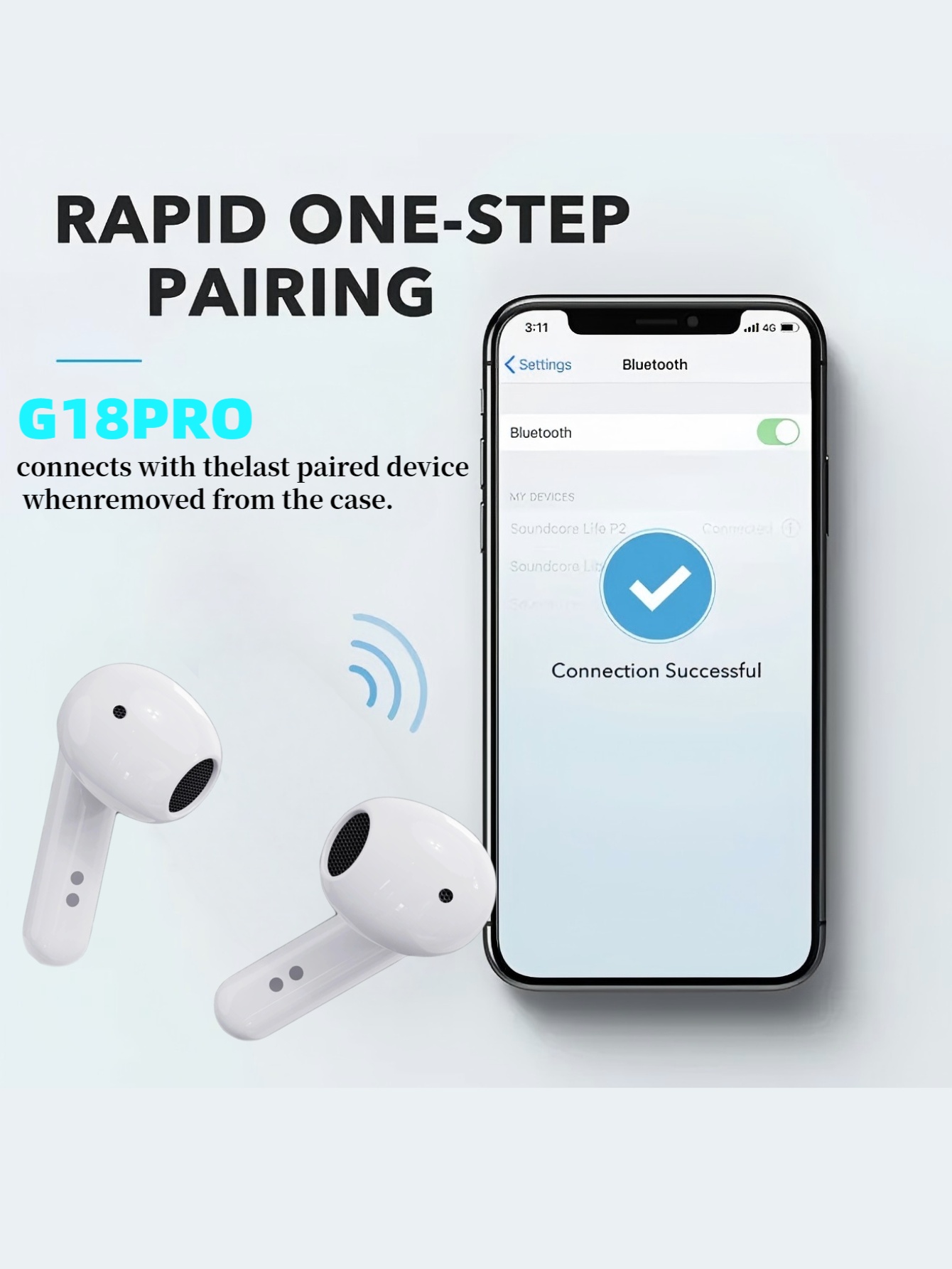 ANC-Kopfhörer, Bluetooth 5.3, aktive Geräuschunterdrückung, 28 dB, kabelloser Kopfhörer, Schnelllade-Ohrhörer, 0,068 Zoll niedrige Latenz