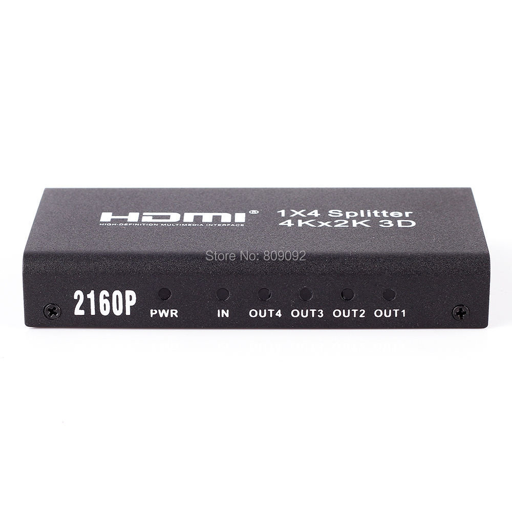 3D &amp; 4K HDMI 1x4 2160P Splitte Full HD 1080P Amplifier HDMI Switch Switcher 1 in 4 Out Converter adapter For HDTV