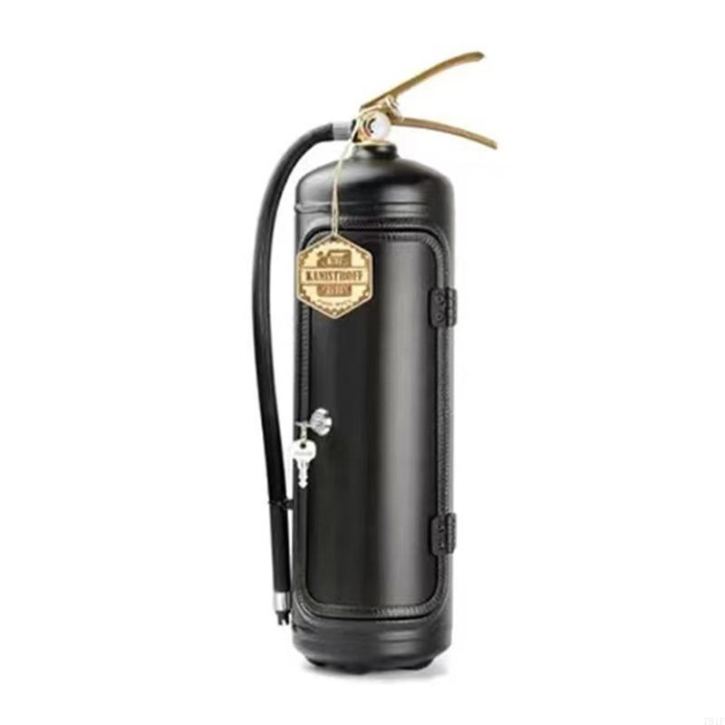 Elegados extintores incendios ven estuche vino para coleccionistas y entusiastas licor champán del: green