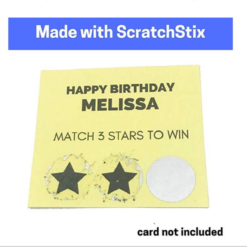 100 Stks/partij Ronde Gouden Zilver Blauw Kras Coating Leuke Stickers Diy Multifunctionele Schrapen Sticker