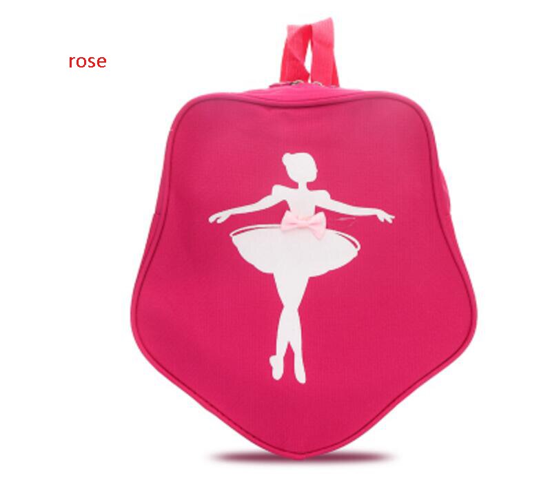 Sacos Para Meninas Crianças Mochila Escolar Para A Dança Ballet rosa Bailarina Crianças Sacos Bonito Estrela Saco da Dança Ballet: rose