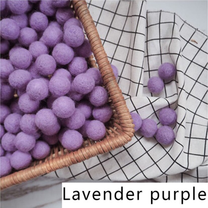 10pcs 2cm Felt Pompom Balls DIY Craft Handmade Wool Ball Accessories for Sewing Kids Room Hanging Mixed Color Home Decoration: 5