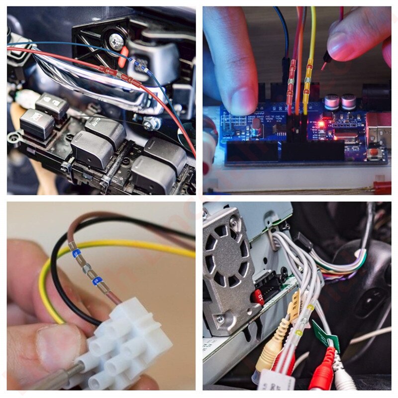 Solder Seal Wire Connectors Heat Shrink Solder Waterproof Butt Terminals Kit Automotive Marine Insulated Truck Solder Connector