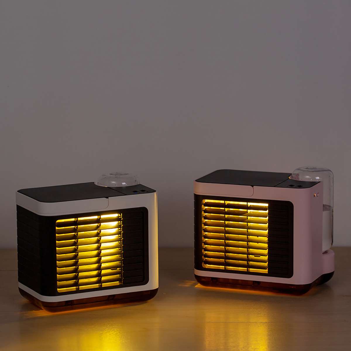 Portable Mini Air Conditioner 3Speed USB Charging Mini Cooler Home Multi-function Air Cooler Humidifier Purifier with Water Tank