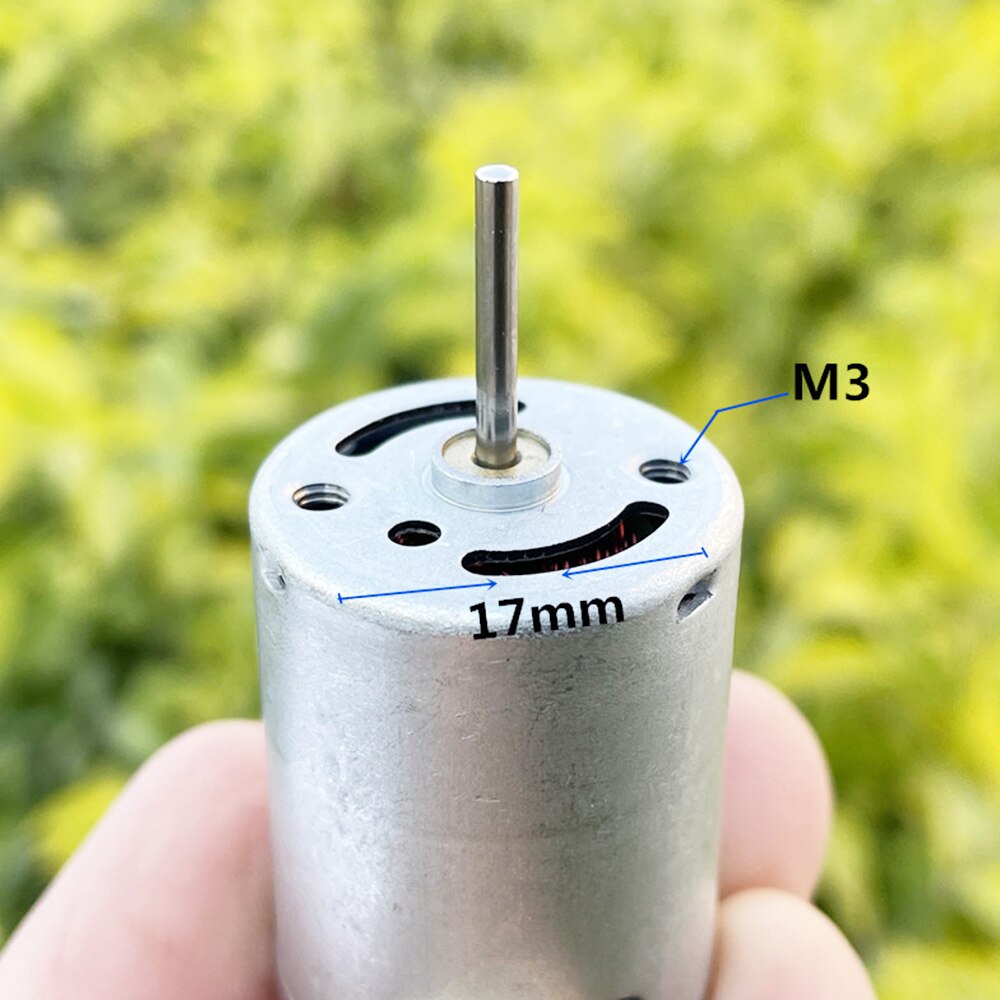 Micro Mini 370 Motor RK-370-4434/49 DC 3V-7.4V 3.7V 5V 6V Large Torque Carbon Brush Electric Machinery RC Ship Model Car Motor