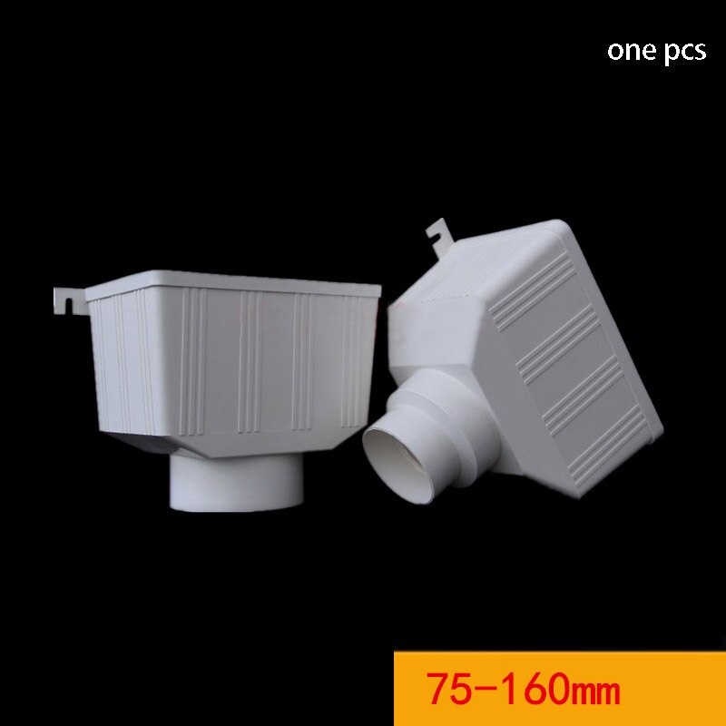 pvc rainwater hopper downspout drain adapter rain water collector rain water collector drain pipe accessories 75/110/160mm