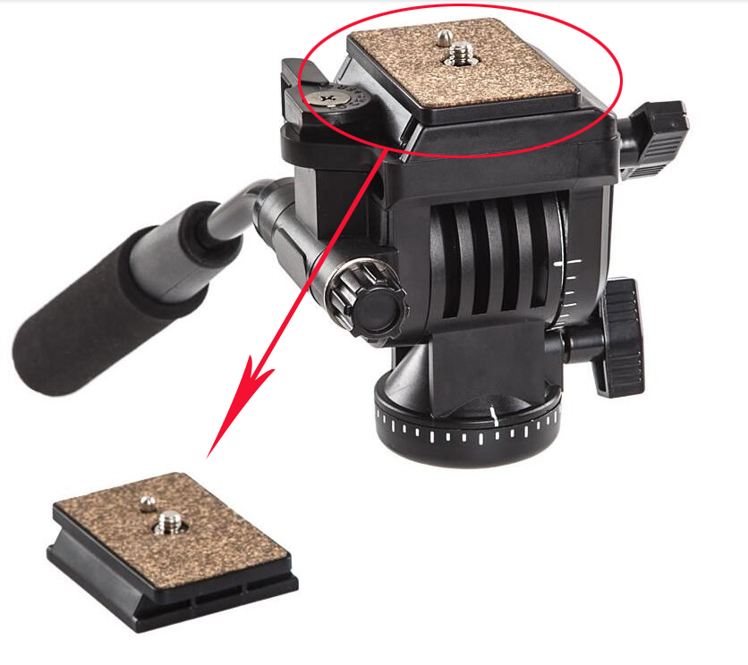 1 PCS YUNTENG Tripod head Quick Release Plate for YT 930 YT-691 6008 288 038 558