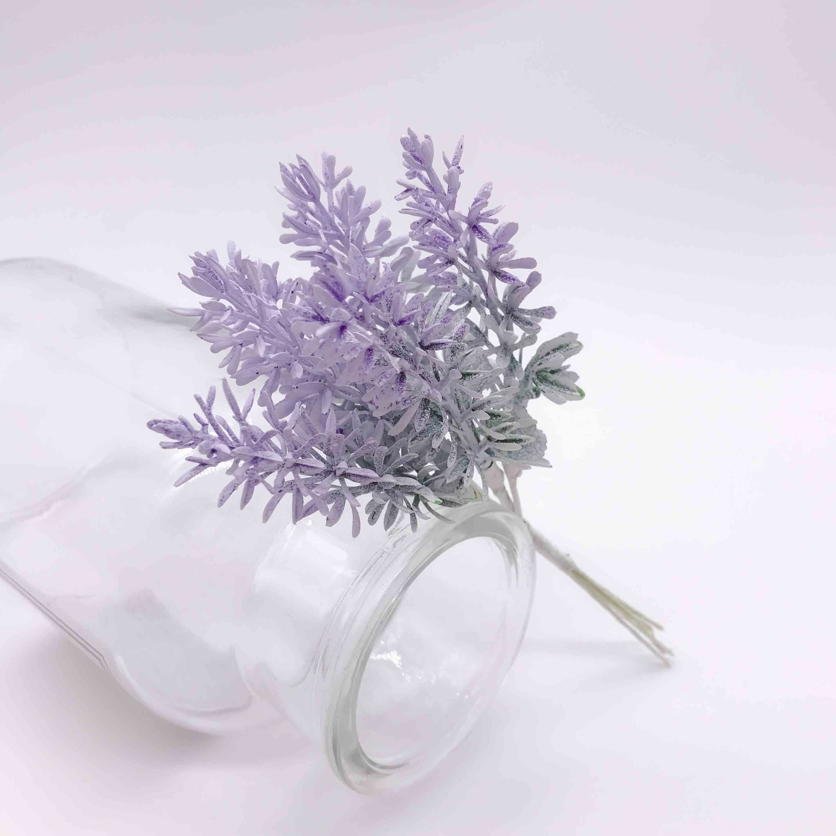6 Pcs Mini Lavendel Kunstbloemen Handgemaakte Kerst Wedding Thuis Decoratie Diy Plakboek Box