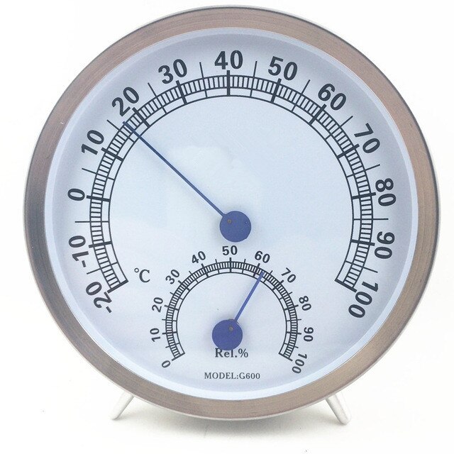 Thermometer Hygrometer Thermograph Humidity Meter Tester Hydrothermograph Weather Station -20C-100C 0%-100% Material: 304 Tainl