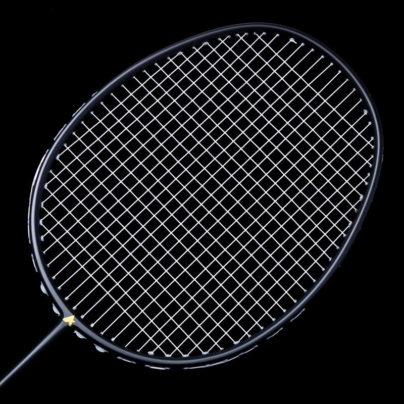Ultralight 6U Badminton Racket Carbon Portable Free Grips Sports