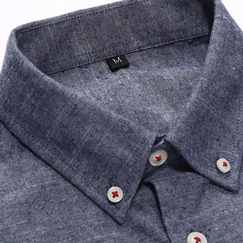 Neue lässig Männer Shirt Hemd Homme schlank passen Kleid Hemden Lange-Ärmel Sozial Hemd Plus Größe MC243