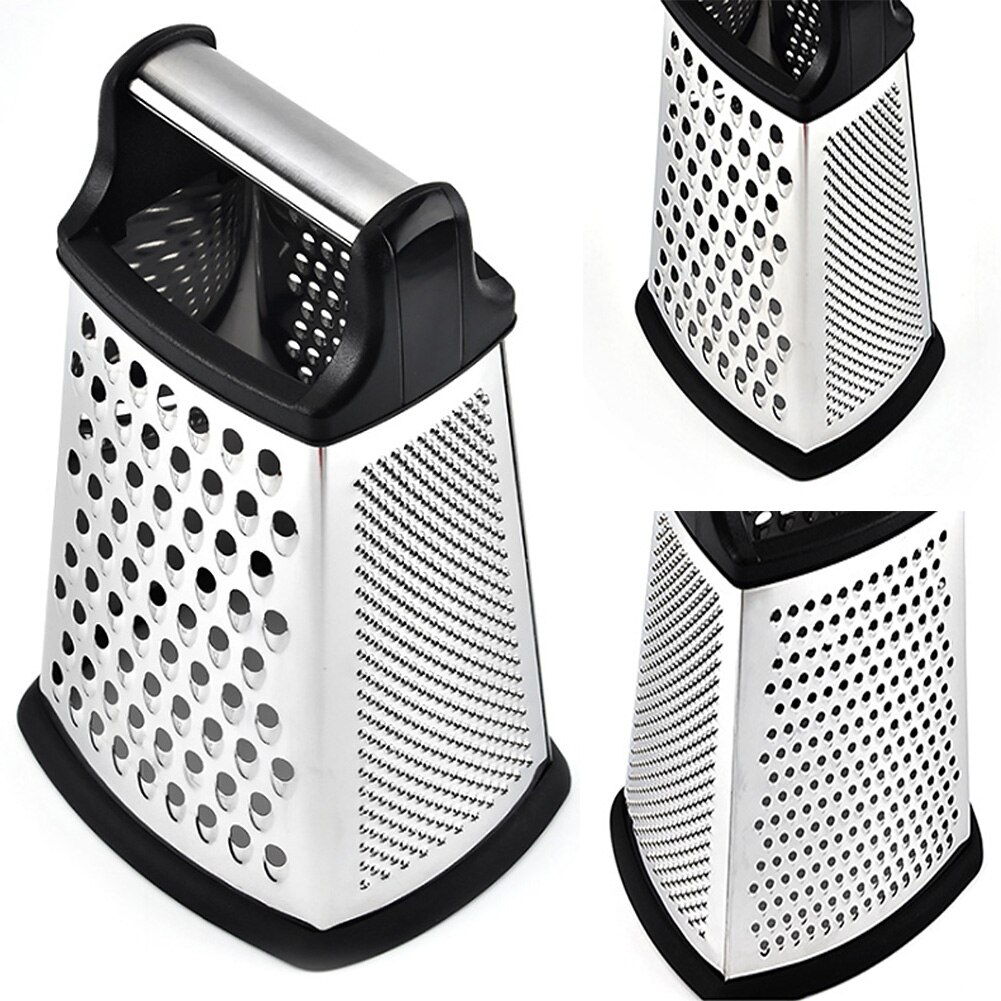 Food Garlic Multifunctional Vegetables Slicer Melon Fruit Stainless Steel Planing Cucumber Potato Box Grater 4 Sides