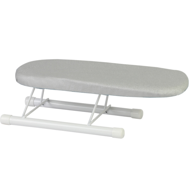 1pc minikokoista silityslautaa, taitettava säilytys, silitysrauta, kaulus, helppo säilytys, kanto, sopii paidanhihoille, kotikäyttöön tarkoitettu mobiilityökalu: Valkoinen