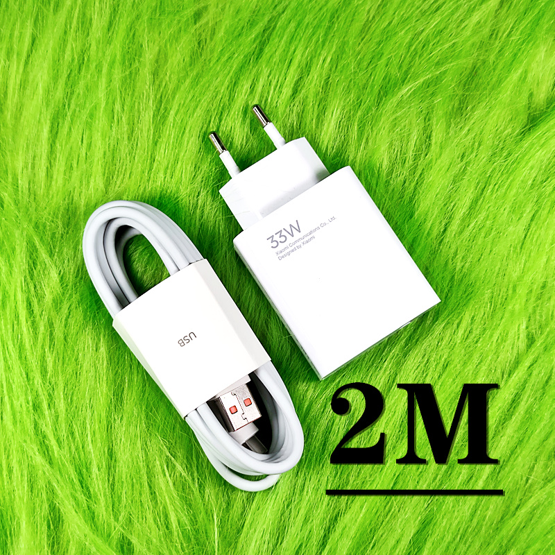 33w Charger Xiaomi eu Turbo Charge Original type C cable For Xiaomi redmi note 9 pro POCO X3 nfc Mi 10 9 note 10 10X LITE: US