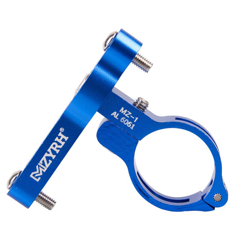 Fiets bidonhouder montage adapter verstelbare mtb racefiets stuur bidonhouder zadelpen bidonhouder fietsaccessoires: Blauw