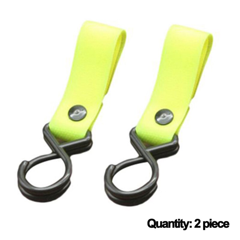 1/2/4 pcs Buggy Clip Pram Pushchair Stroller Side Hook Baby Handle Shopping Bag Plastic Bag Baby Carriage Hook Up: green2