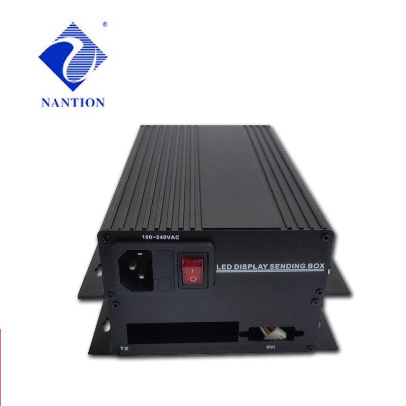 Outdoor Led Video Wall Sender Box With Synchronous Sending Card TS802 MSD300 S2 Including Meanwell Power Supply
