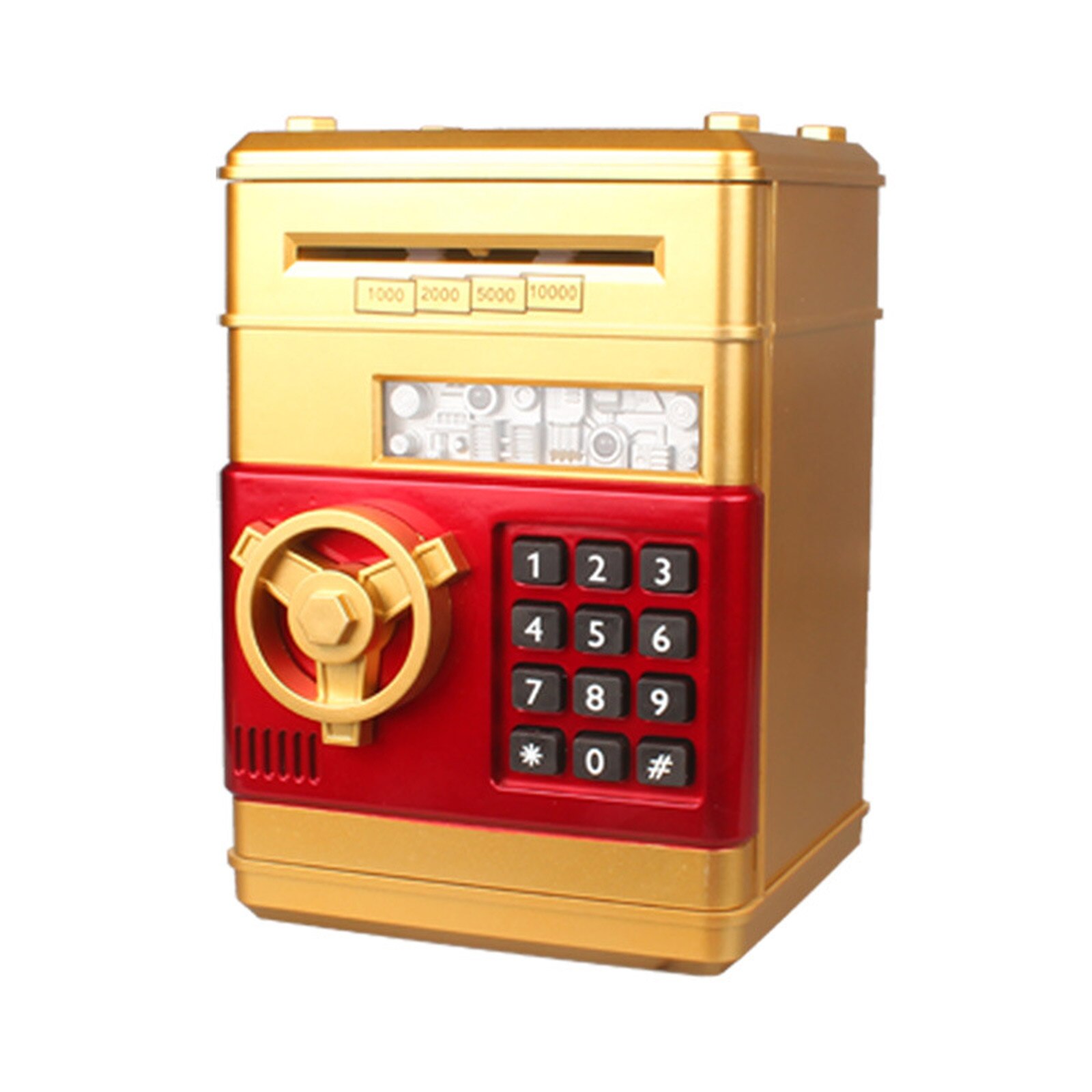 Strongbox Papier Geld Sparen Kasten Gemalte ATM ABS Sichere Automatische Bargeld-rollen Großen Kapazität Multifunktionale Schweinchen Bank: A1