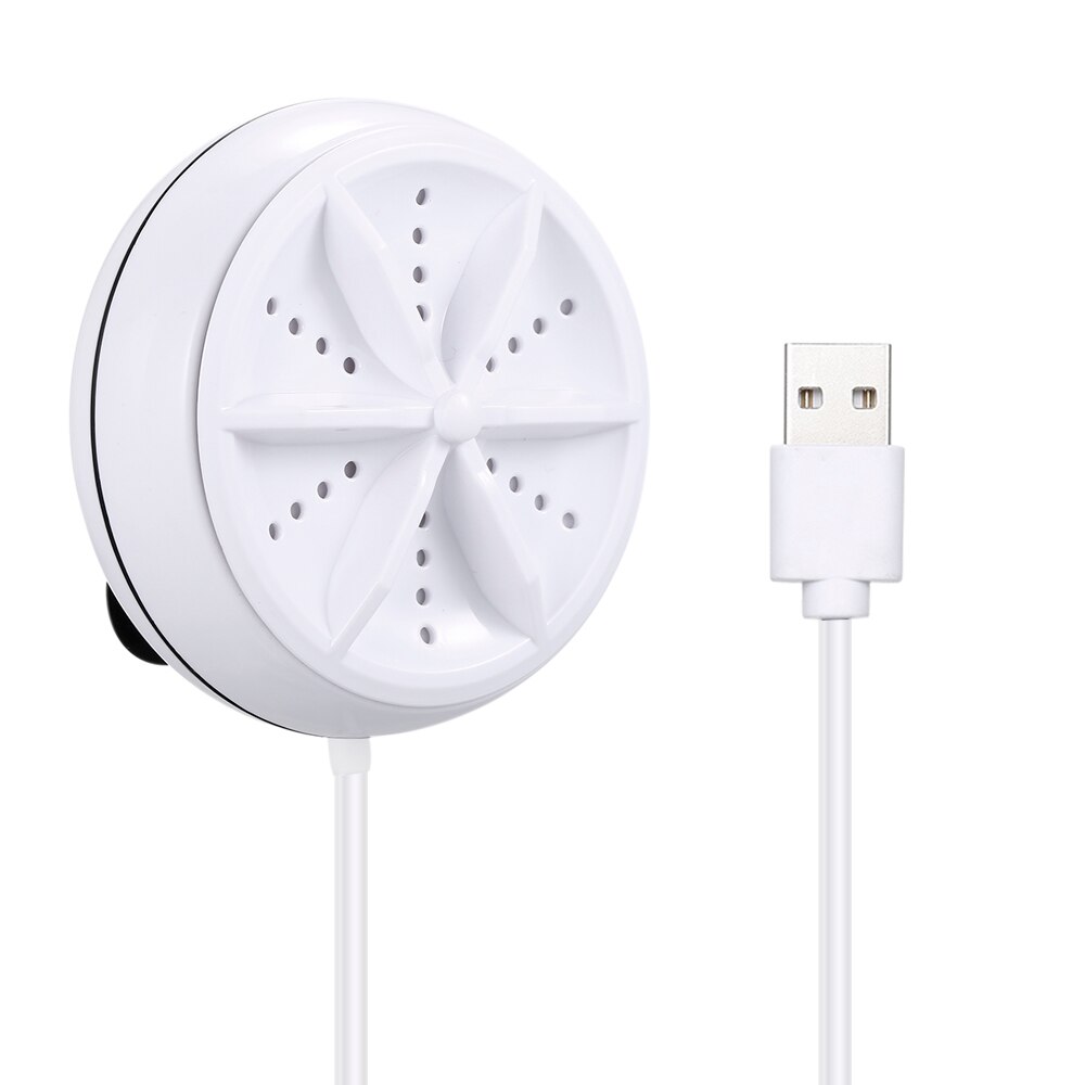 Washing Machine Rotating Ultrasonics Turbines Washer Portable Personal Washing Machine Convenient Home Business Travel Washer: White  b