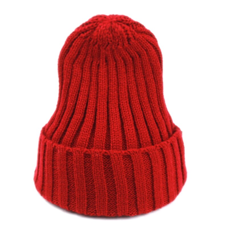 Unisex Winter Chunky Ribbed Knit Pointed Beanie Hat Neon Solid Candy Color Stretch Snow Ski Cuffed Skull Cap Ear Warmer: wr