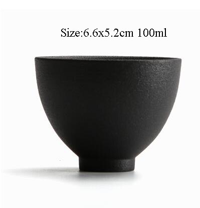 Tangpin Zwart Servies Japanse Keramische Kopje Thee Voor Puer Theekopjes Porselein Chinese Kung Fu Cup Drinkware: Style G