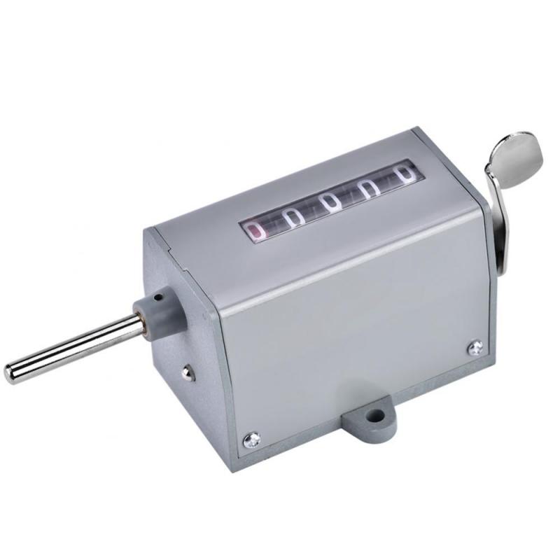 Revolution counter 75-I 5 Digits Display Mechanical Resettable Rotary Revolution Counter for Recording Cable Length