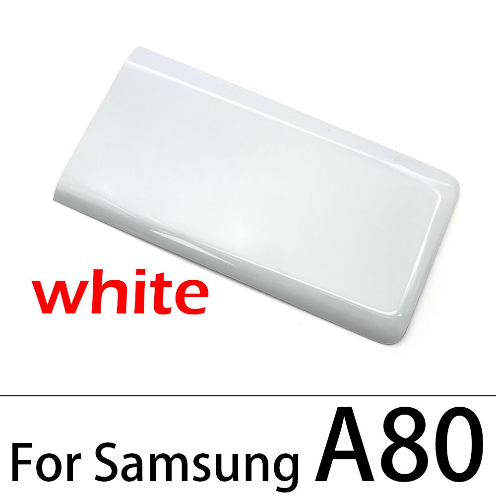 Tylna pokrywa szklana baterii pokrywa tylna obudowa do obudowy tylnej obudowy Huawei Nova 2S z obiektywem aparatu: A80 white