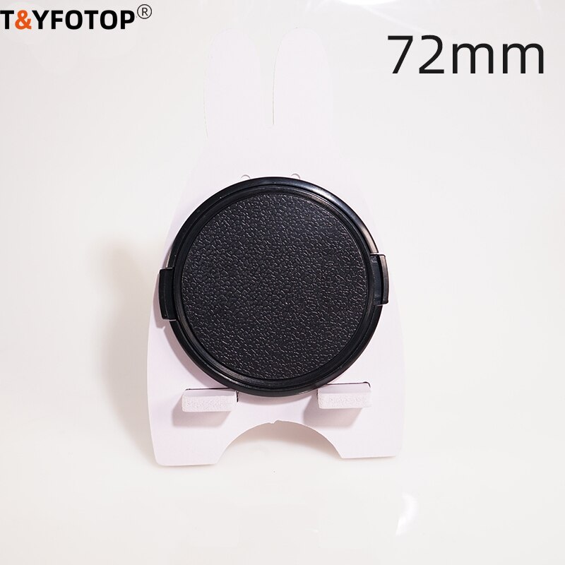 Rozmiar 49mm 52mm 55mm 58mm 62mm 67mm 72mm 77mm 82mm Snap-On obiektyw przednia osłona obiektywu aparatu etui na Sony Alpha obiektyw do lustrzanki cyfrowej Protector: 72mm
