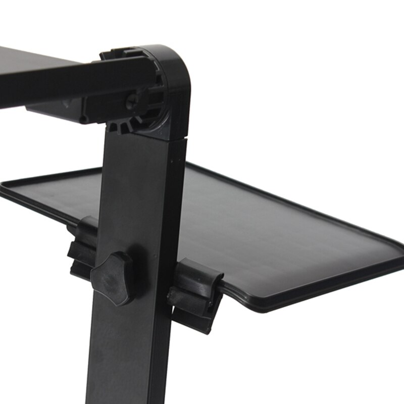 Aluminum Laptop Folding Table Computer Desk Stand for Bed 360 Degree Rotation MultiFunctional Portable Folding Table