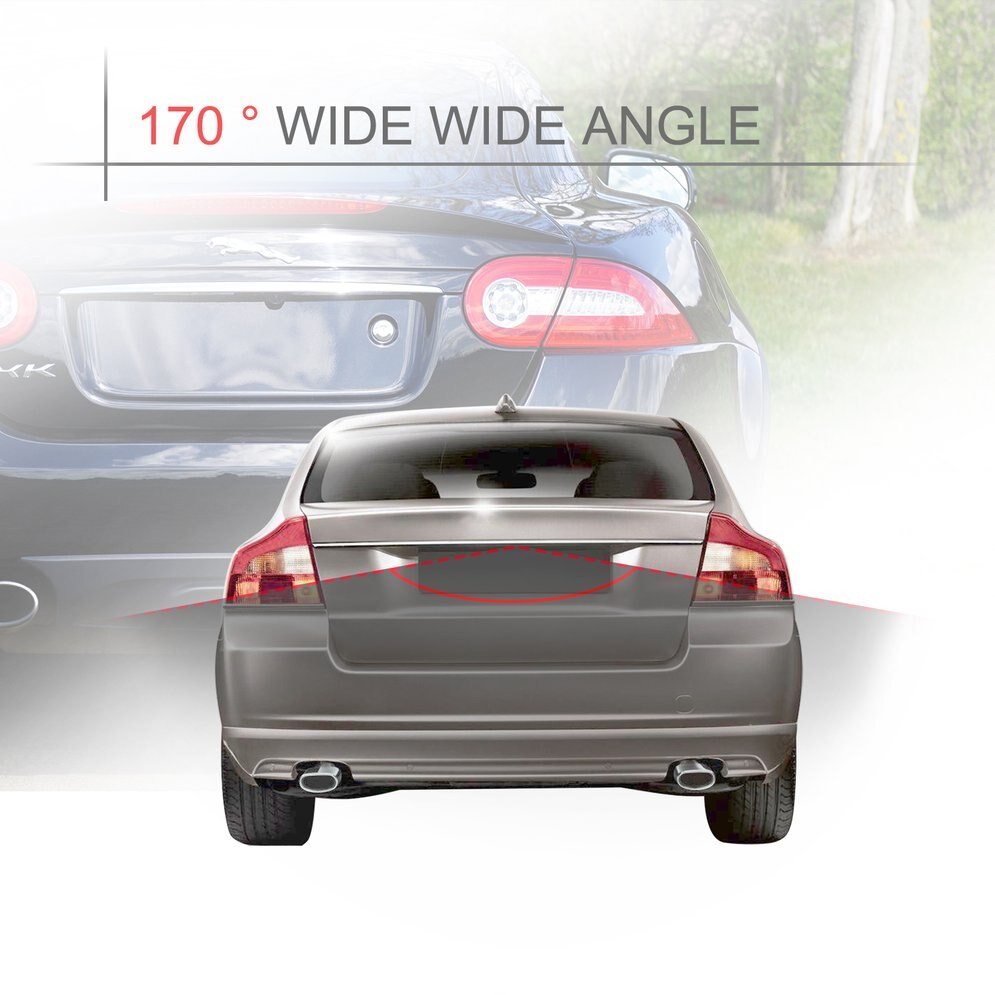 Waterproof Wide Angle Car Backup Rear View Camera With Mirror Image Convert Line Reverse Camera Parking Assistance System