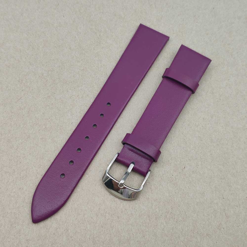Sport Lederen Horlogeband Horloges band 22mm 20mm 18mm 19mm 12mm 14mm 16mm 24mm 21mm Horlogebanden Mannen Vrouwen Polsband: Paars / 20mm