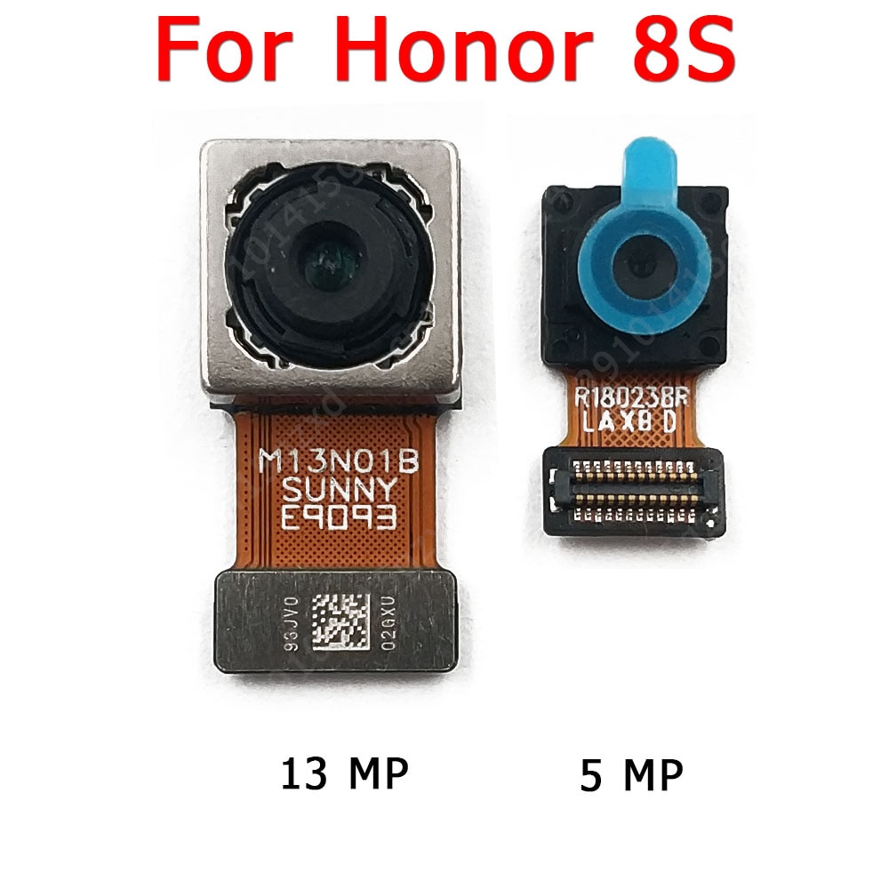 Cámara frontal y trasera Original para Huawei Honor 8S, módulo de cámara frontal principal, piezas de repuesto Flex