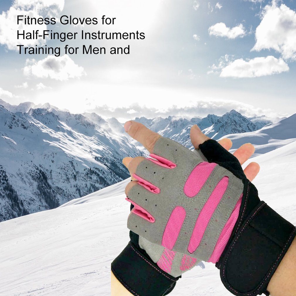 Fitness Gloves Men And Women Half Finger Fitness Equipment Training Palm Fitness Products Bodybuilding Gloves