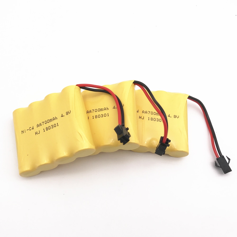 4.8V 700mAh Ni-Cd Battery With 5 in 1 Charger For Remote Control Toys Lighting Electric Tool AA Group RC TOYS Battery Group