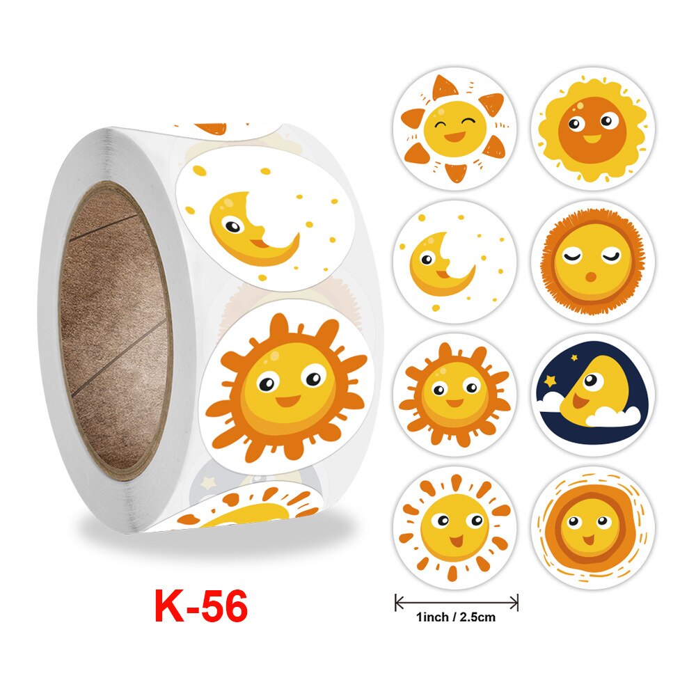 Nowe słodkie zwierzaki koło naklejki dzieci naklejka używana jako nagroda s etykieta uszczelniająca robić pakowania naklejka używana jako nagroda dla dzieci w szkole Diy zabawka: K56-100szt