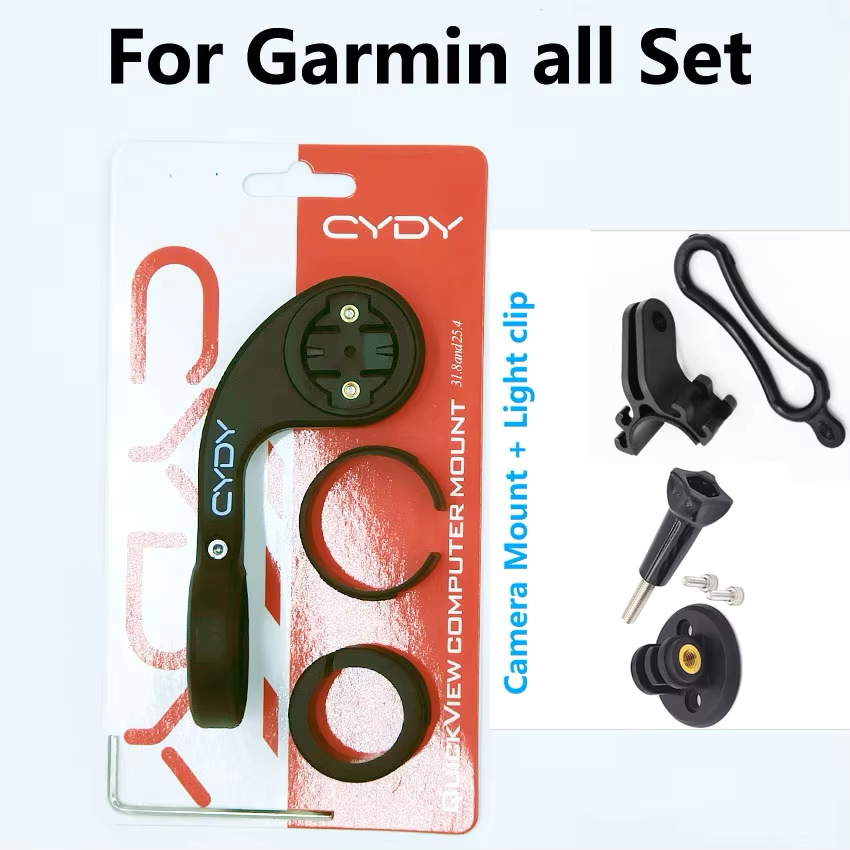 CYDY MTB soporte GPS para bicicleta soporte para ordenador para Garmin Edge IGPSPORT 630 Bryton Wahoo soporte para ciclista accesorios para bicicleta: Azul marino