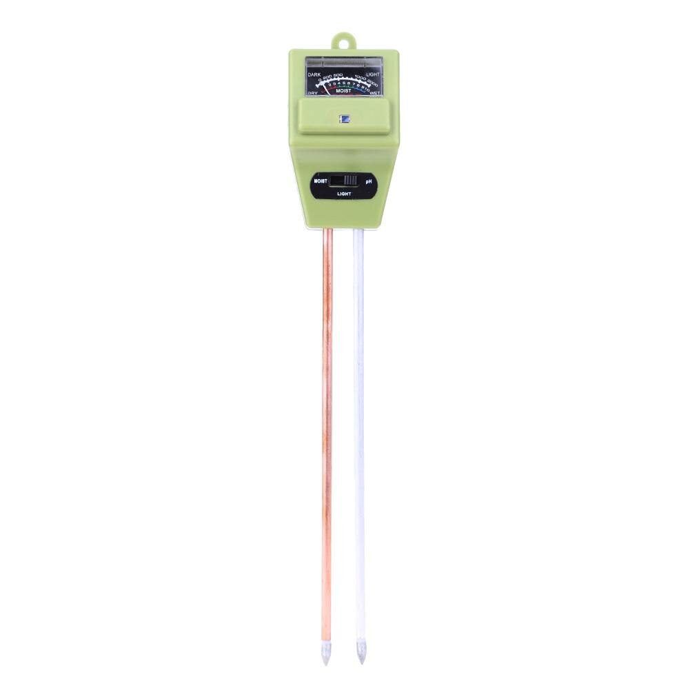 3 IN 1 Soil PH Meter Digital Soil Moisture Sunlight PH Meter Tester For Garden Soil Plant Flower Digital Analyzer Tester Tool: A