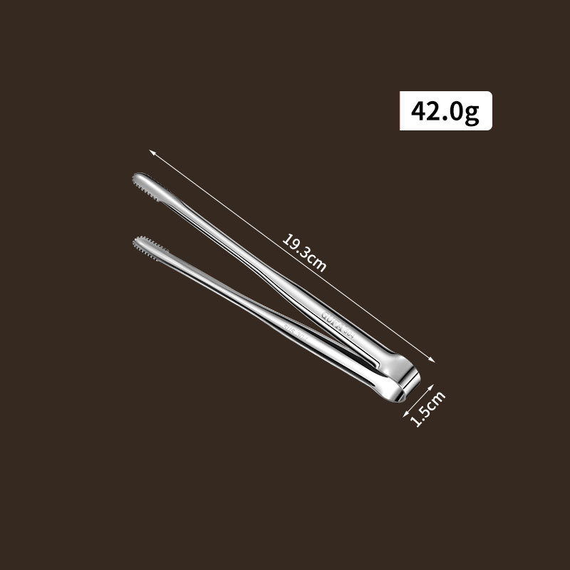 Style Stainless Steel Food Tongs Buffet Cooking Tool Anti Heat Bread Clip Pastry Barbecue Clamp Kitchen Utensils: 8