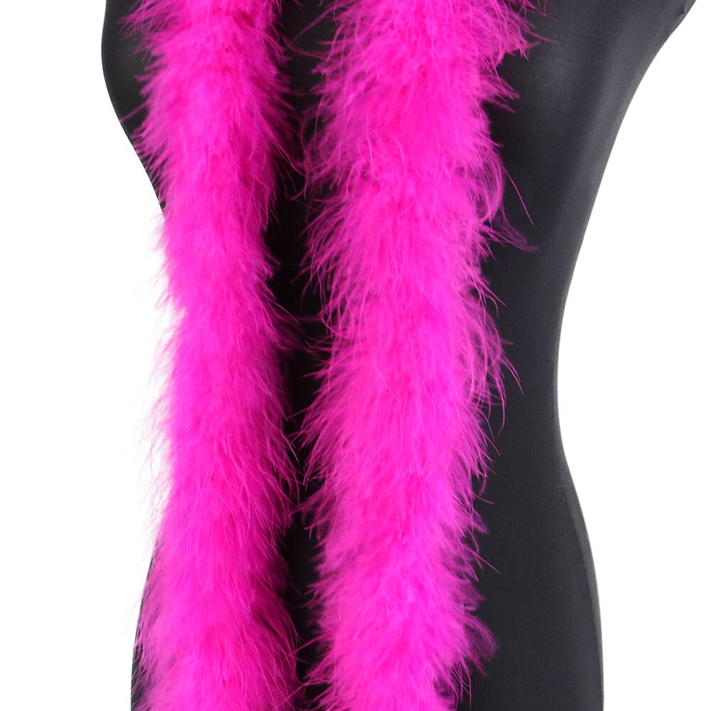 20G Zachte Marabou Veren Boa Voor Sieraden Ambachten Accessoires Bruiloft Decoratie Rekwisieten Fuffy Turkije Pluim: rose