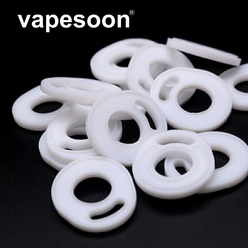 10PCS VapeSoon White Seal O Ring anello in silicone per TFV8/TFV8 x baby/TFV8 baby V2/TFV12 prince/TFV8 big baby/TFV16/Stick v9 max