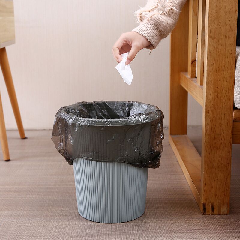 1 Roll/100Pcs Vest Type Garbage Bag Trash Bags Durable Disposable Plastic Home Kitchen Bathroom Disposable Drain Dustbin Bag