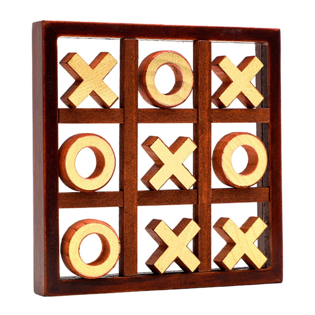 Tic Tac Toe Voor Kinderen En Volwassenen Familie Games Traditionele Klassieke Bordspellen Hout Rustieke Voor Familie En Kinderen Spelletjes