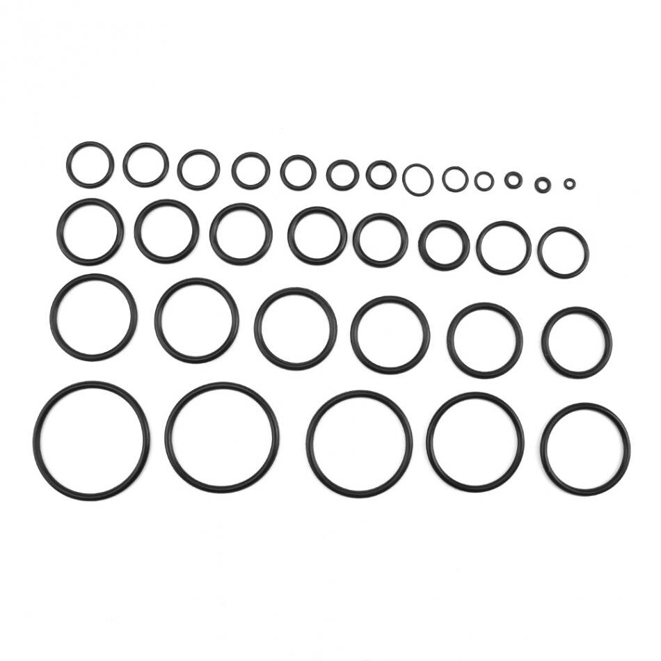 Juego surtido de anillos tóricos de goma, junta de sellado Universal, 32 tamaños, Kit de pies de goma, kit de R01-R32, 419 uds.