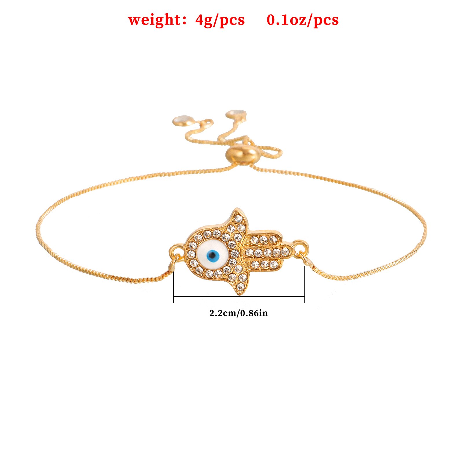 Bracelet de cheville avec œil maléfique de Fatima pour femmes, chaîne ajustable, style Boho, Vintage, pendentif démon, bijoux