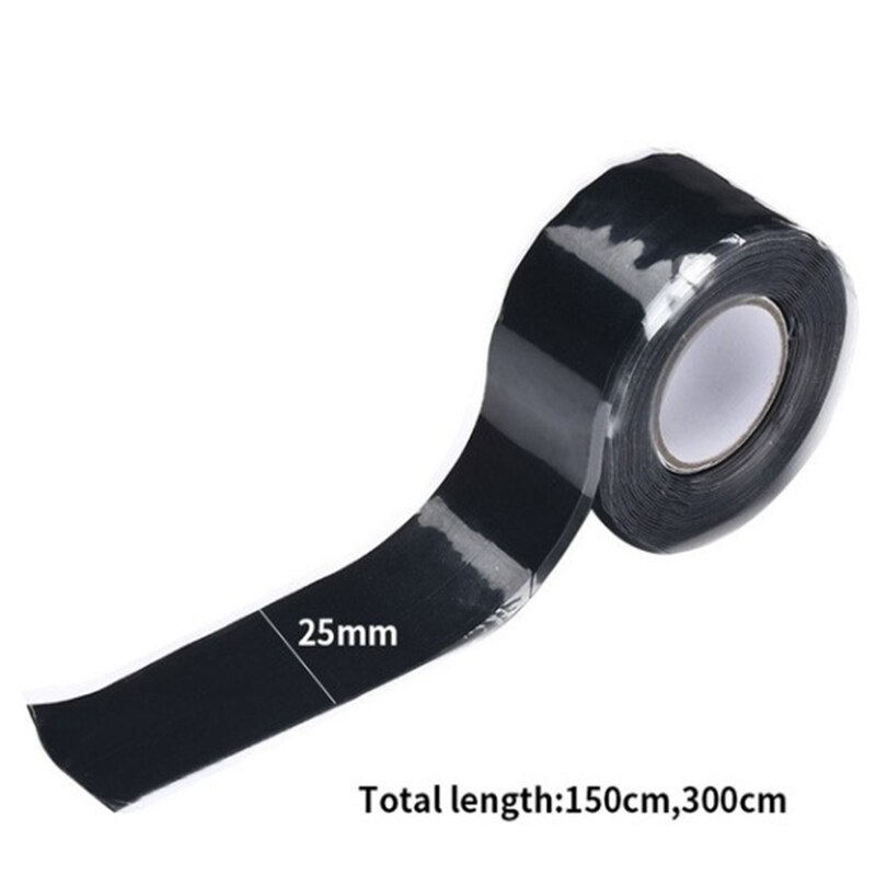 Cinta autoadhesiva de silicona impermeable, antieléctrica, resistente al calor, conexión de cable a cinta de silicona autoadhesiva para el hogar