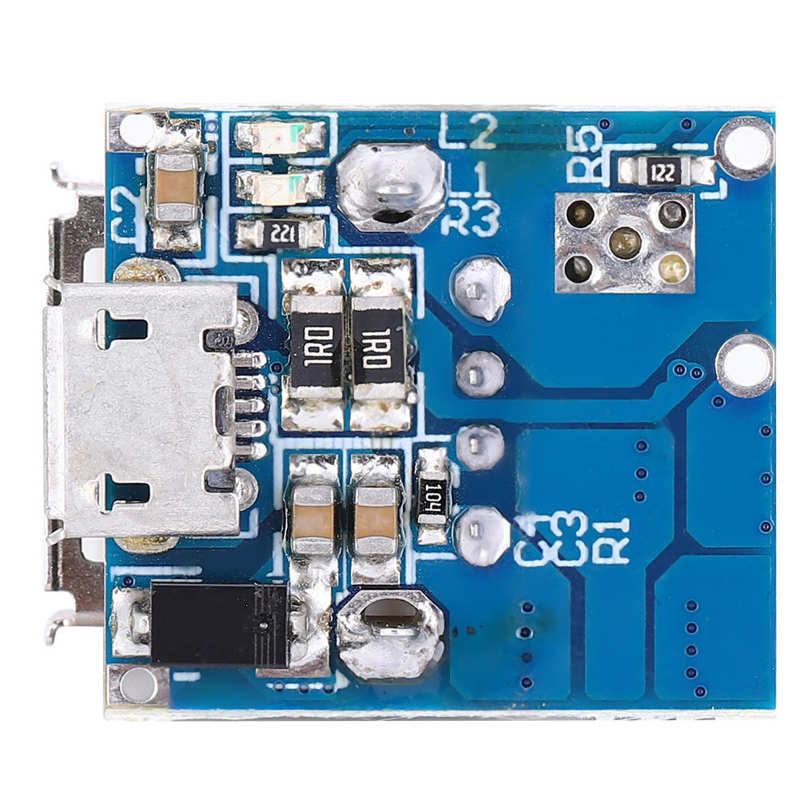 3.7V 4.2V 1A 4R7 Lithium Batterij En Ontladen Module Bescherming Circuit 5V Step Up Printplaat voor 18650 Batterij
