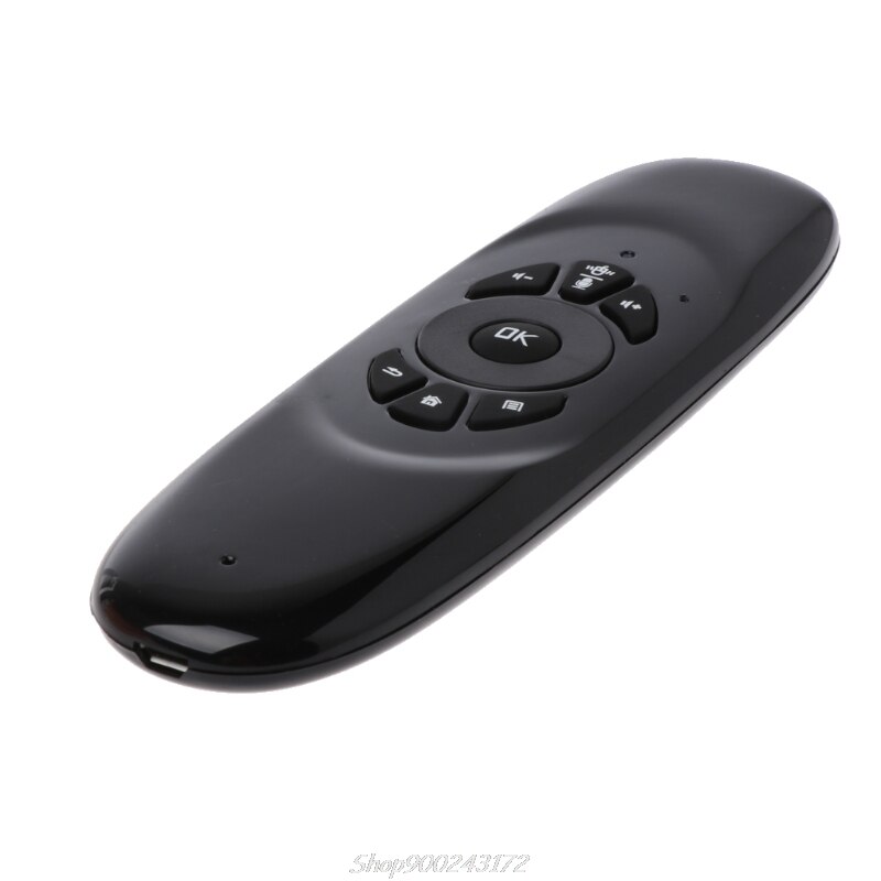 C120 fly air mouse met spraakgestuurde zoekmicrofoon 2.4g mini draadloos toetsenbord voor pc en tv  au18 20