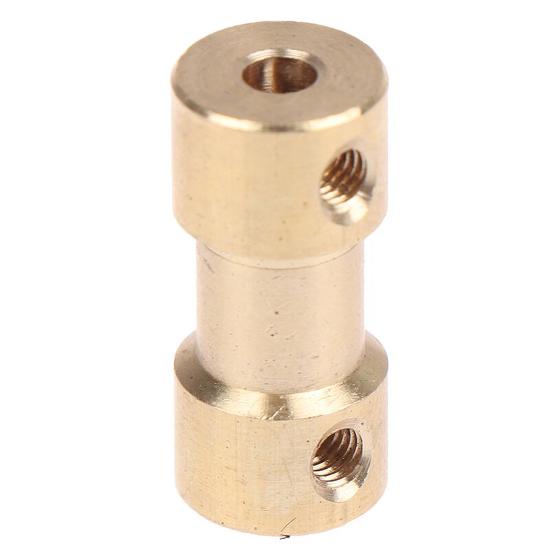 2-6mm Brass Connecting Shaft Motor Drive Connector Rigid Coupling Coupler Sleeve