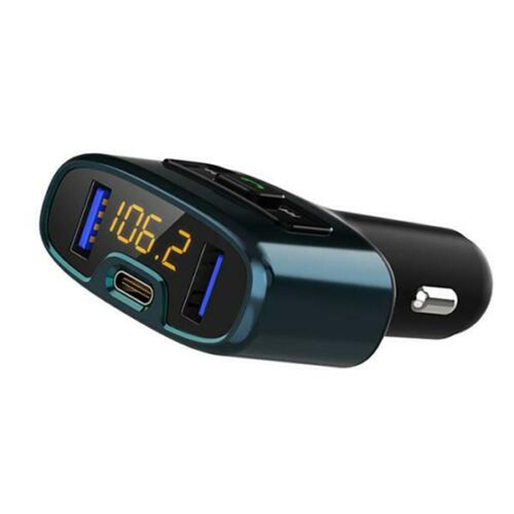 Draadloze Fm-zender Carkit Handsfree Autolader Mp3 Speler TYPE-C Pd Opladen Speler Auto Auto Draadloze MP3 duurzaam